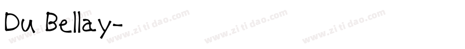 Du Bellay字体转换